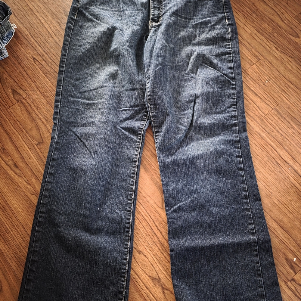 Nine West Women's Dark Blue Bootcut Jeans - Picture 2 of 5